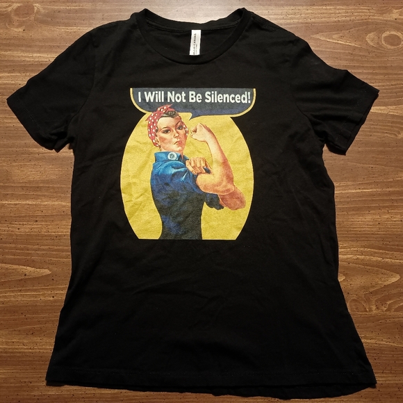 ROSIE THE RIVETER T-SHIRT - Women's Medium // Power Tee Shirt Vote - Picture 2 of 6